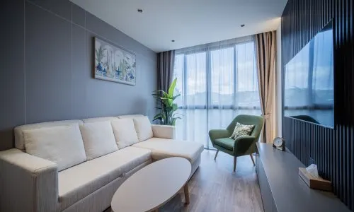 Превосходные апартаменты с 2 спальнями и с видом на горы в проекте Лаян Грин Парк, на пляже Лаян 