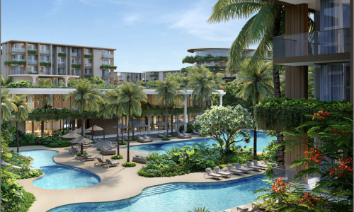 Удобные апартаменты с 1 спальней и с видом на горы, на пляже Бангтао/Лагуна