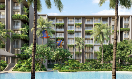 Удобные апартаменты с 1 спальней и с видом на горы, на пляже Бангтао/Лагуна