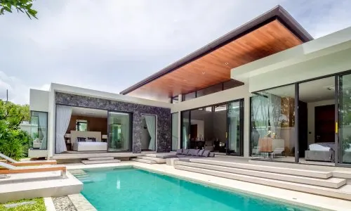 Комфортабельная вилла с 4 спальнями и с видом на бассейн, на пляже Бангтао/Лагуна