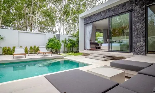 Комфортабельная вилла с 4 спальнями и с видом на бассейн, на пляже Бангтао/Лагуна