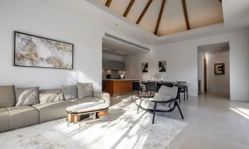 Cтильная вилла с 3 спальнями и с видом на бассейн в проекте Анчан Флора, на пляже Бангтао/Лагуна