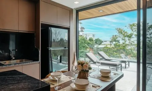 Удобная вилла с 2 спальнями и с видом на бассейн в проекте Голд Чариот, на пляже Бангтао/Лагуна