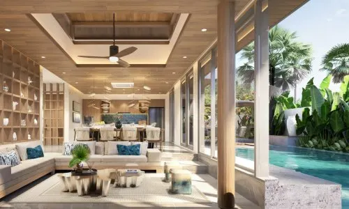 Роскошная вилла с 4 спальнями и с видом на бассейн, на пляже Бангтао/Лагуна