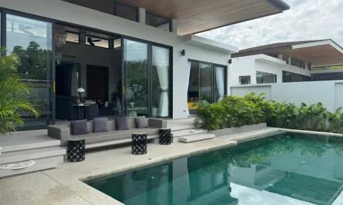 Потрясающая вилла с 3 спальнями и с видом на бассейн в проекте Ботаника Модерн Лофт II, на пляже Бангтао/Лагуна