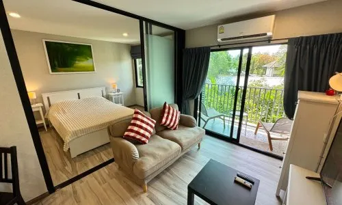 Восхитительные апартаменты студия и с видом на сад в проекте Зе Тайтл Резиденс Наянг, на пляже Найянг