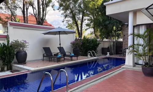 Великолепная вилла с 4 спальнями и с видом на бассейн в проекте Ангсана Виллас Резорт, на пляже Бангтао/Лагуна