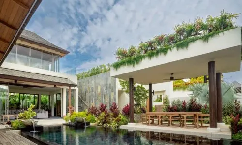 Шикарная вилла с 4 спальнями и с видом на бассейн в проекте Гарден Атлас, на пляже Бангтао/Лагуна