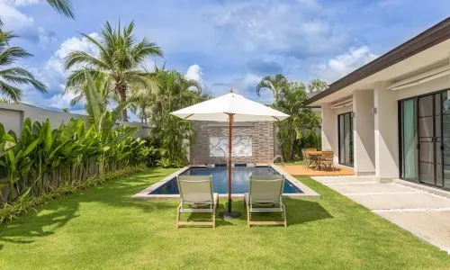 Роскошная вилла с 3 спальнями и с видом на бассейн в проекте Пейка Эстэйт Виллас, на пляже Бангтао/Лагуна