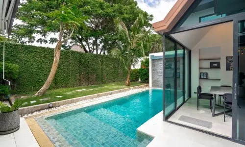 Восхитительная вилла с 4 спальнями и с видом на бассейн в проекте Вингс, на пляже Бангтао/Лагуна