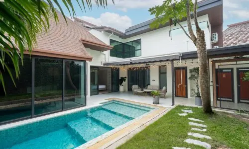 Восхитительная вилла с 4 спальнями и с видом на бассейн в проекте Вингс, на пляже Бангтао/Лагуна