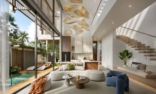 Сногсшибательная вилла с 3 спальнями и с видом на бассейн, на пляже Бангтао/Лагуна