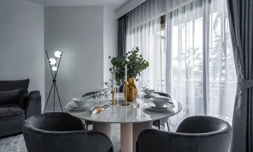 Удобные апартаменты с 1 спальней и с видом на гольф-поле в проекте Алламанда 2 и 3, на пляже Бангтао/Лагуна