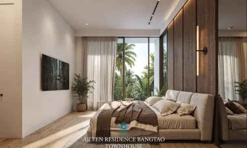 Cтильный таунхаус с 3 спальнями и с видом на бассейн, на пляже Бангтао/Лагуна