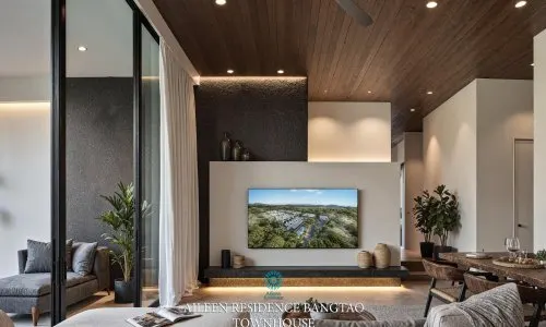 Потрясающий таунхаус с 3 спальнями и с видом на бассейн, на пляже Бангтао/Лагуна