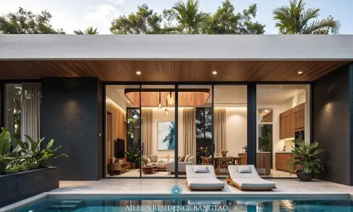 Великолепная вилла с 3 спальнями и с видом на бассейн, на пляже Бангтао/Лагуна