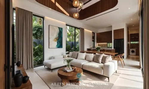 Превосходная вилла с 3 спальнями и с видом на бассейн, на пляже Бангтао/Лагуна