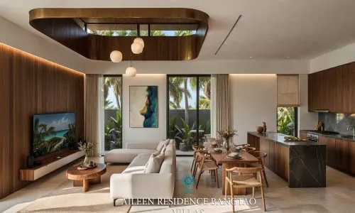 Великолепная вилла с 3 спальнями и с видом на бассейн, на пляже Бангтао/Лагуна