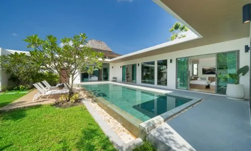 Прекрасная вилла с 3 спальнями и с видом на бассейн в проекте Шамбала Гранд Вилла, на пляже Бангтао/Лагуна