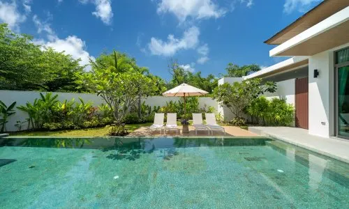 Прекрасная вилла с 3 спальнями и с видом на бассейн в проекте Шамбала Гранд Вилла, на пляже Бангтао/Лагуна