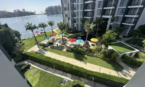 Роскошные апартаменты с 1 спальней и с видом на озеро в проекте Кассия Резиденсис, на пляже Бангтао/Лагуна (+ Видео обзор)