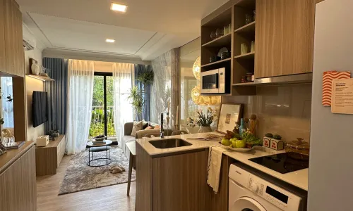 Модные апартаменты с 1 спальней и с видом на город, на пляже Сурин