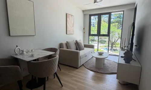 Восхитительные апартаменты с 1 спальней и с видом на гольф-поле в проекте Скай Парк Селеста, на пляже Бангтао/Лагуна