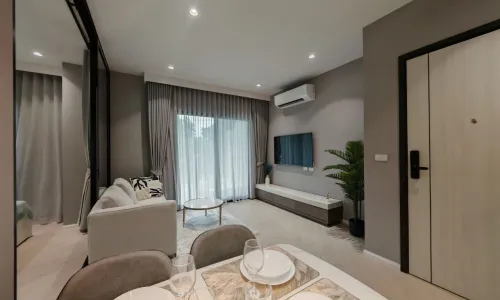 Сказочные апартаменты с 1 спальней и с видом на бассейн в проекте Тайтл Бангтао Легендарный, на пляже Бангтао/Лагуна