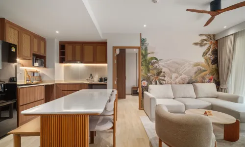 Комфортабельные апартаменты с 3 спальнями и с видом на сад, не далеко от моря в проекте Лагуна Бичсайд, на пляже Бангтао/Лагуна