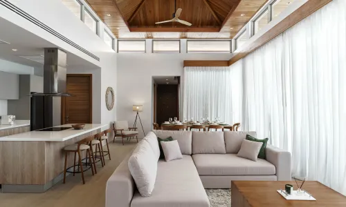 Великолепная вилла с 4 спальнями и с видом на бассейн в проекте Ботаника Фореста, на пляже Бангтао/Лагуна