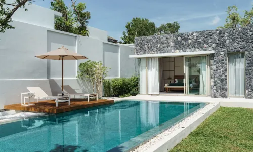 Великолепная вилла с 4 спальнями и с видом на бассейн в проекте Ботаника Фореста, на пляже Бангтао/Лагуна