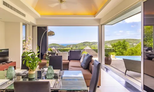 Сказочная вилла с 3 спальнями и с видом на море в проекте Оверлукинг Лайян, на пляже Бангтао/Лагуна