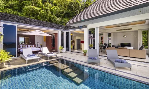 Сказочная вилла с 3 спальнями и с видом на море в проекте Оверлукинг Лайян, на пляже Бангтао/Лагуна