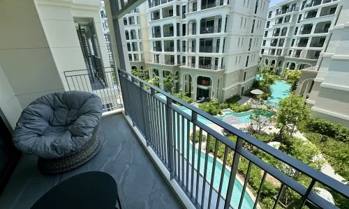 Шикарные апартаменты с 1 спальней и с видом на бассейн в проекте Тайтл Бангтао Легендарный, на пляже Бангтао/Лагуна