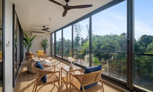 Комфортабельные апартаменты с 2 спальнями и с видом на сад, не далеко от моря в проекте Лагуна Бичсайд, на пляже Бангтао/Лагуна