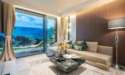 Восхитительные апартаменты с 1 спальней и с видом на сад, на пляже Бангтао/Лагуна