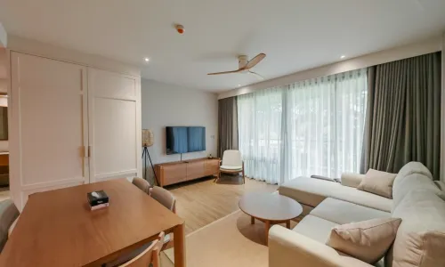 Прекрасные апартаменты с 2 спальнями и с видом на сад, не далеко от моря в проекте Лагуна Бичсайд, на пляже Бангтао/Лагуна