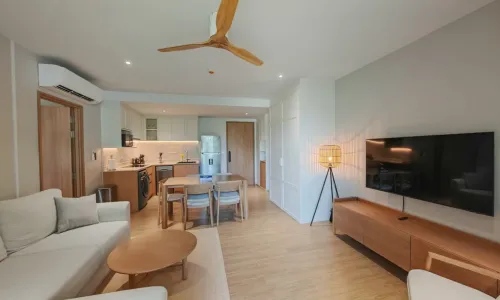 Прекрасные апартаменты с 2 спальнями и с видом на сад, не далеко от моря в проекте Лагуна Бичсайд, на пляже Бангтао/Лагуна