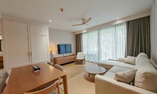 Прекрасные апартаменты с 2 спальнями и с видом на сад, не далеко от моря в проекте Лагуна Бичсайд, на пляже Бангтао/Лагуна