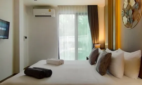 Роскошная вилла с 2 спальнями и с видом на бассейн в проекте Равай Виллас, на пляже Равай