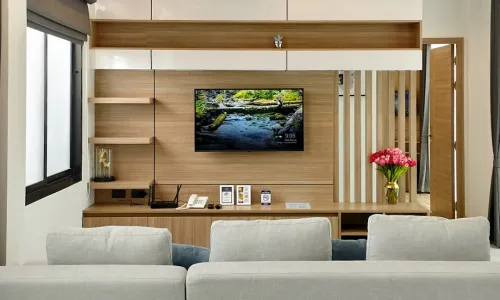 Роскошная вилла с 2 спальнями и с видом на бассейн в проекте Равай Виллас, на пляже Равай