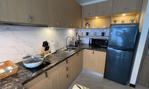 Апартаменты с 1 спальней и с видом на море в проекте Калипсо Гарден, район Равай