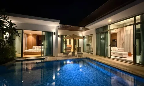 Вилла с 3 спальнями и с видом на бассейн в проекте Шамбала Гранд Вилла, район Бангтао/Лагуна