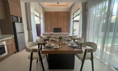 Вилла с 3 спальнями и с видом на бассейн в проекте Шамбала Гранд Вилла, район Бангтао/Лагуна