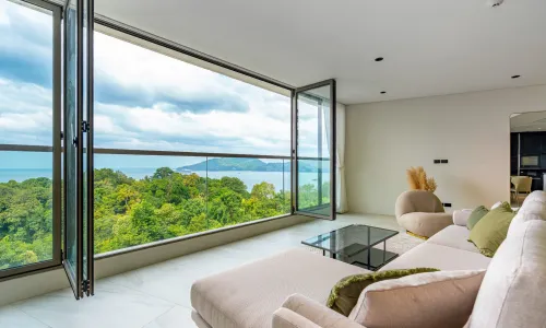 Пентхауз с 3 спальнями и с видом на море в проекте Блюпойнт Кондос, район Патонг 