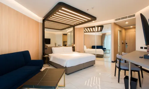 Апартаменты студия и с видом на город, недалеко от моря в проекте Соле Мио, район Бангтао/Лагуна