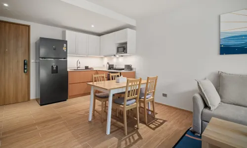 Апартаменты с 1 спальней и с видом на сад, недалеко от моря в проекте Лагуна Бичсайд, район Бангтао/Лагуна