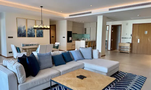 Апартаменты с 2 спальнями и с видом на озеро, недалеко от моря в проекте Ангсана Бичфронт, район Бангтао/Лагуна