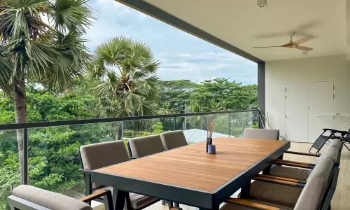 Апартаменты с 3 спальнями и с видом на сад, недалеко от моря в проекте Лагуна Бичсайд, район Бангтао/Лагуна