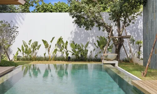 Вилла с 3 спальнями и с видом на бассейн в проекте Анчан Флора, район Бангтао/Лагуна